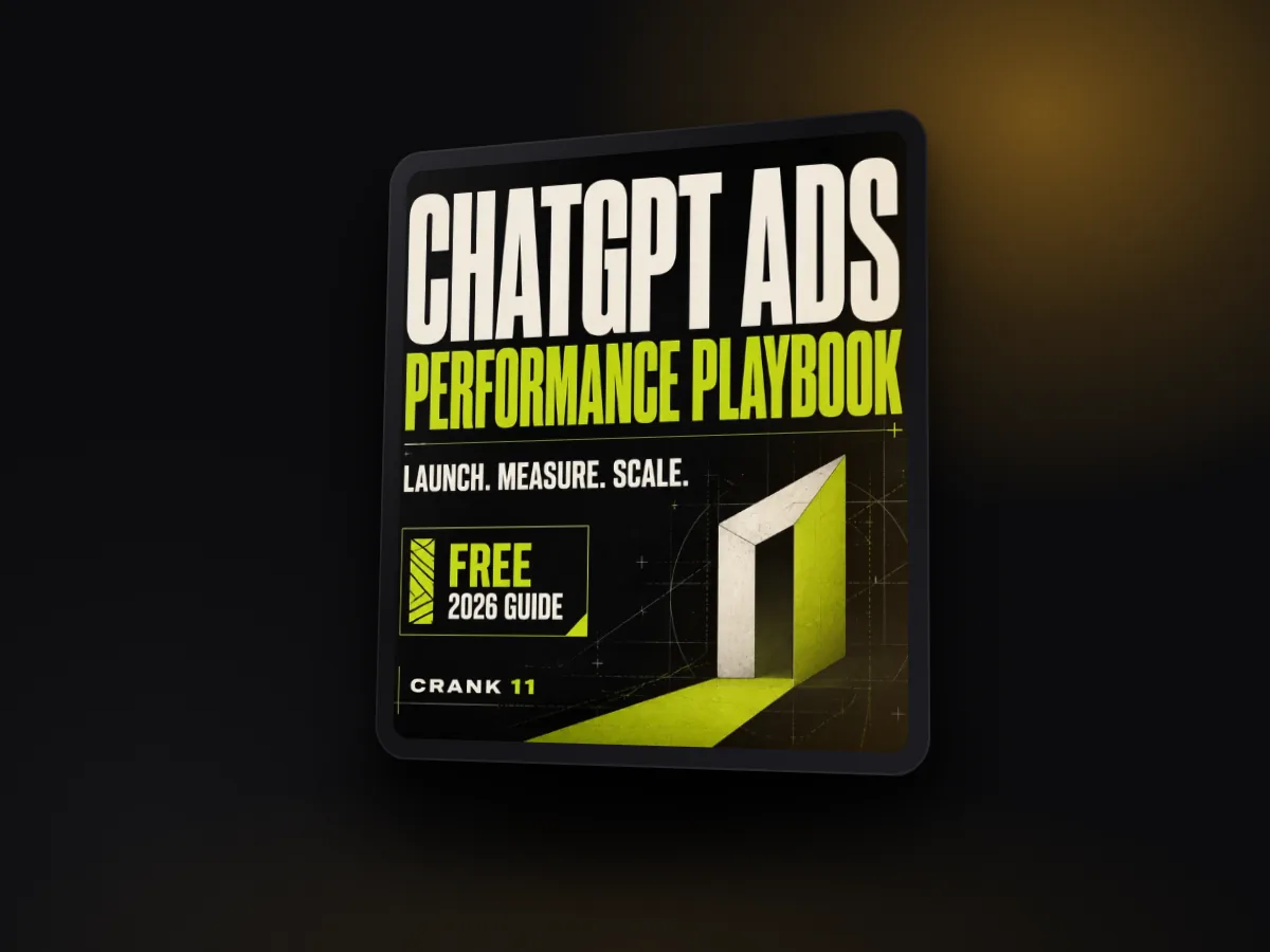 ChatGPT Ads Performance Playbook cover